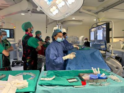 El Peset i el Clínic formen cirurgians vasculars de diferents punts d’Espanya en tractament endovascular d’aneurismes d’aorta complexos